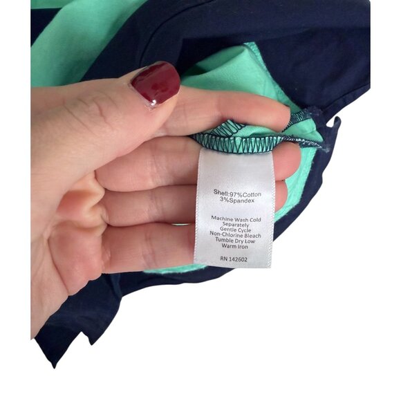 Tuckernuck Sail to Sable Shake It All Shift Dress in Mint Navy Color Block XS - Picture 4 of 6